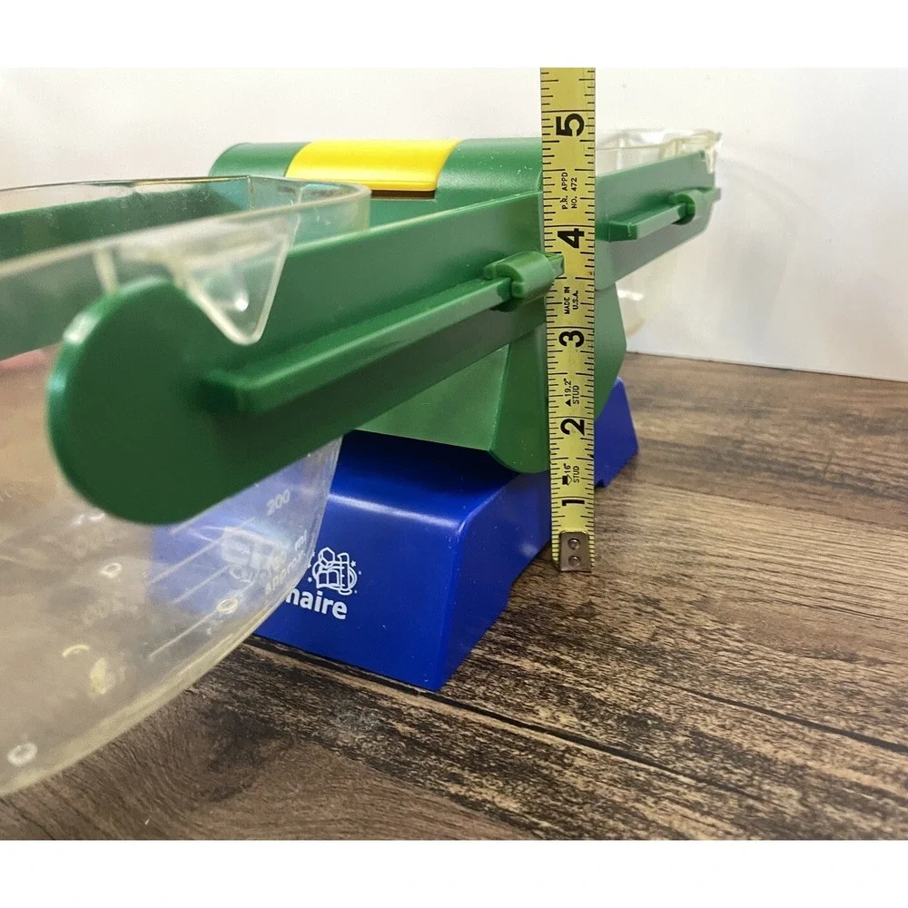 ETA Cuisenare School Learning Balance Bucket Scale With Gram Pieces Counting